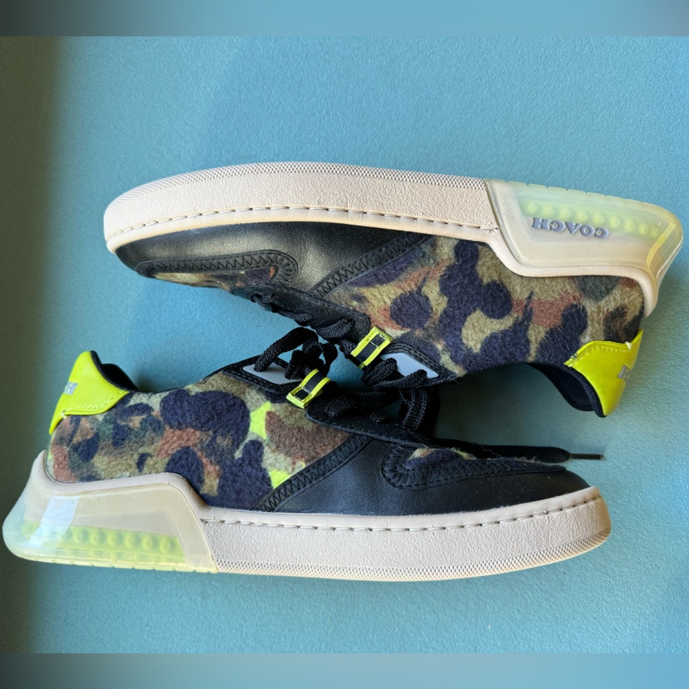 Coach Citysole Court Sneaker With Camo Print Men’s Size 8D Low Top Shoes